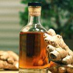 Ginger root tincture with vodka
